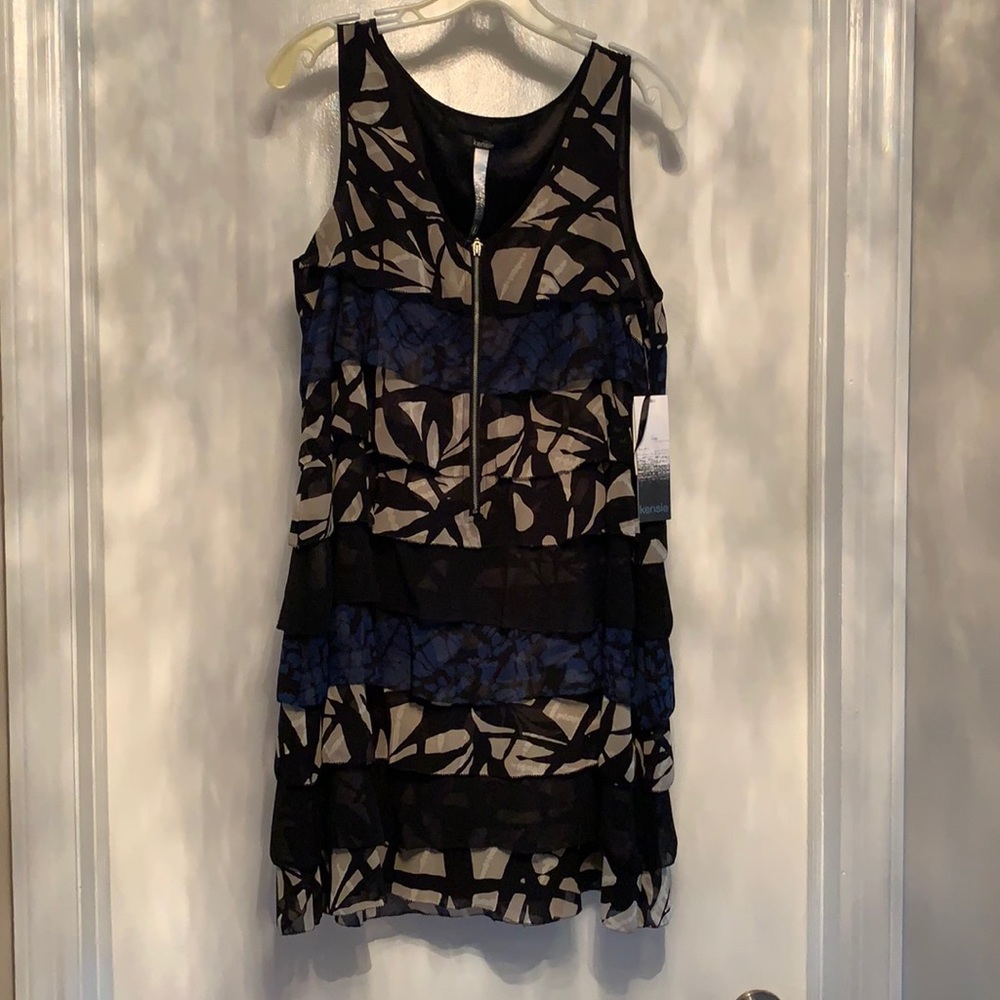 Kenzie multi color tiered dress